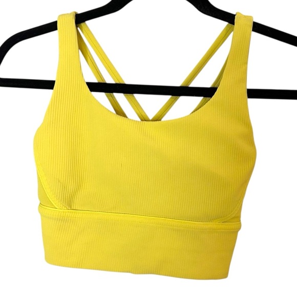 Lululemon Energy Longline Bra Ribbed Luxtreme *Medium Support, B–D Cups- Size 6 - Picture 2 of 13